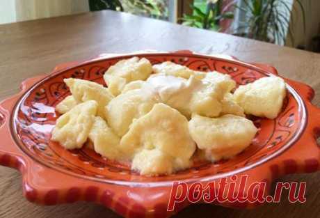 Галушки из творога