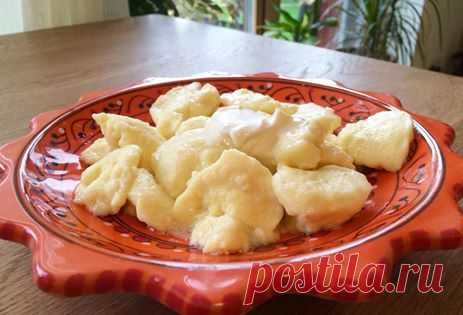 Галушки из творога