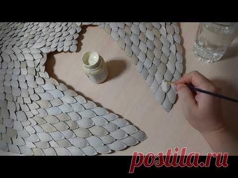 Большой и красивый декор для дома из яичных лотков - YouTube