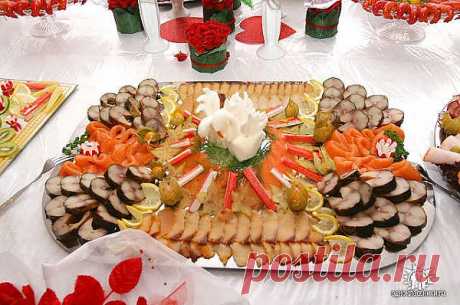 Большая рыбная нарезка