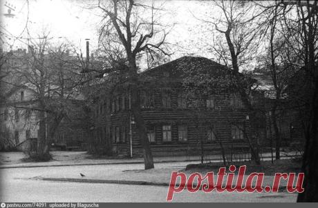 Деревянный дом в Сокольниках Старые карты Москвы - Деревянный дом в Сокольниках