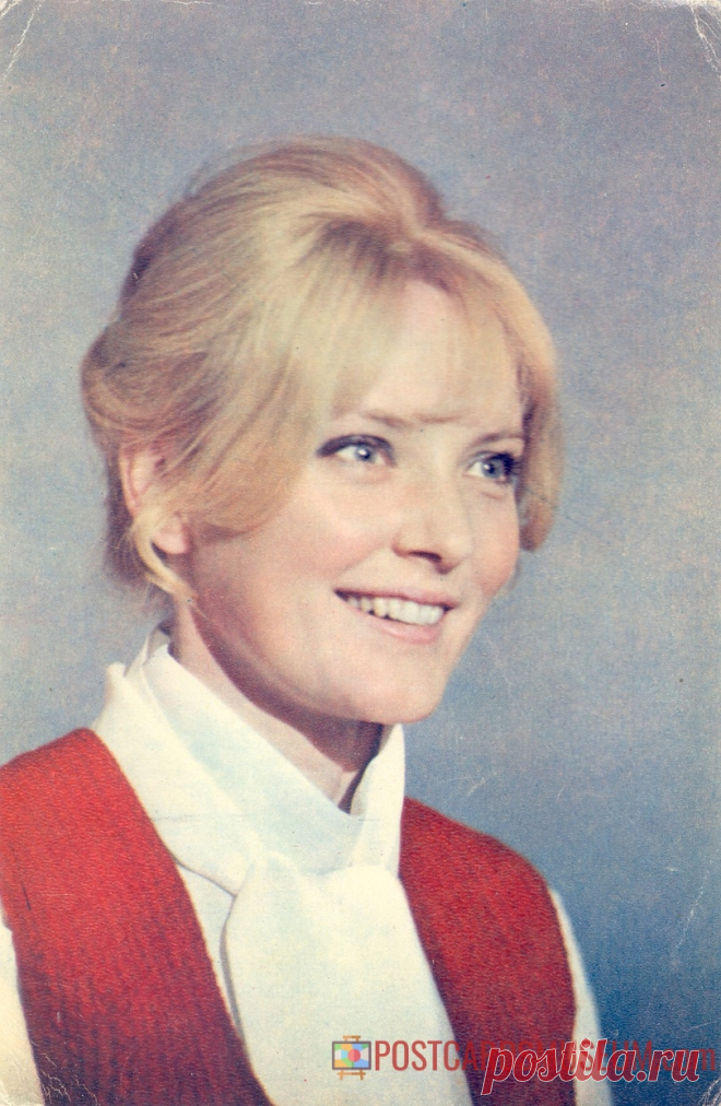 1971. Марианна Вертинская - о1857 | POSTCARDSMUSEUM.com