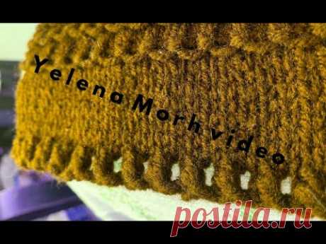 Наборный край для чулочной глади. - YouTube
Этот способ набора не позволит чулочной глади свернуться ''в трубочку''