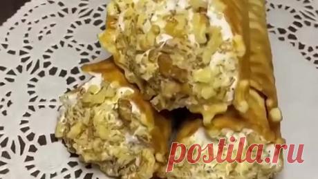 Вафельные трубочки из детства!