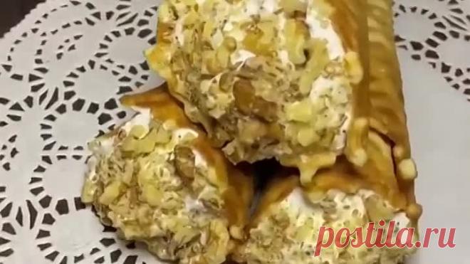 Вафельные трубочки из детства!