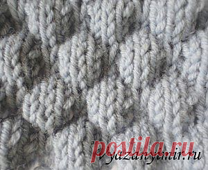 Узор "Буфы" спицами. | Вязаный Мир. Knit World.