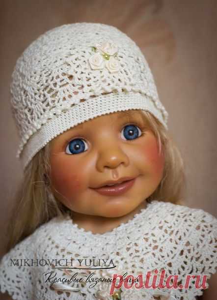 Нежная кружевная шапочка крючком. Мастер-класс. - Страна Мам