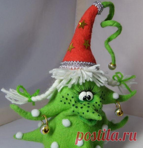Ёлочка на бутылку