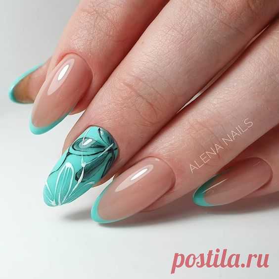 Бирюзовый френч