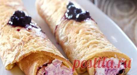 Заварные молочные блины. Пошаговый рецепт с фото на Gastronom.ru