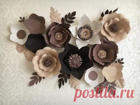 ЦВЕТЫ ИЗ БУМАГИ. Как сделать шаблоны лепестков?\ Templates for paper flowers
