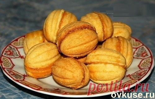 Печенье "Орешки" со сгущенкой прямиком из детства - Простые рецепты Овкусе.ру Супер!!!!!!!!!!!!!