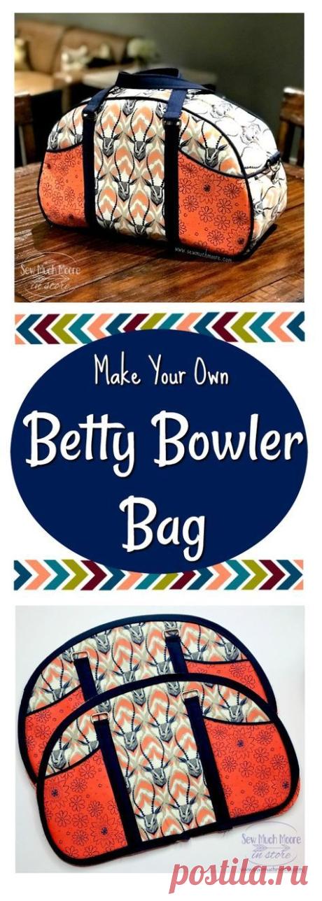 Check out these tips and tricks to make your own Betty Bowler Bag. Video tutorial and pattern info #sewing #bagmaking #bettybowlerbag
