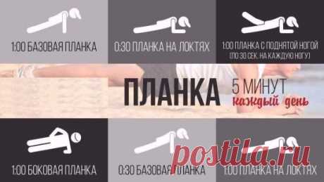 Планка для быстрого похудения
