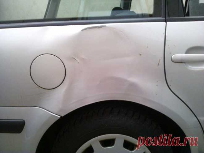 Выравнивание кузова автомобиля: как выровнять вмятину?