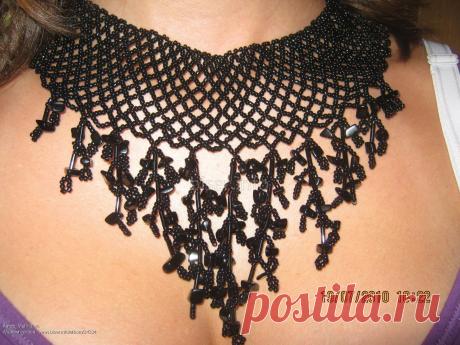 Чёрная вдова | biser.info - всё о бисере и бисерном творчестве