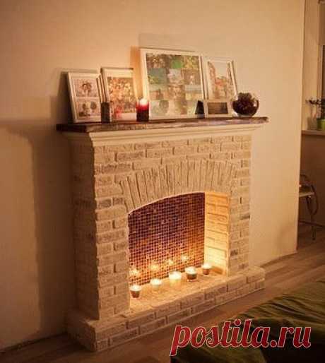 Фальш-камин дома