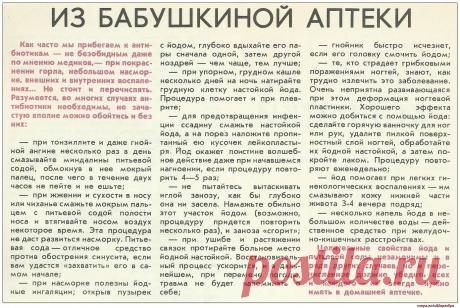 Лечение йодом и пищевой содой