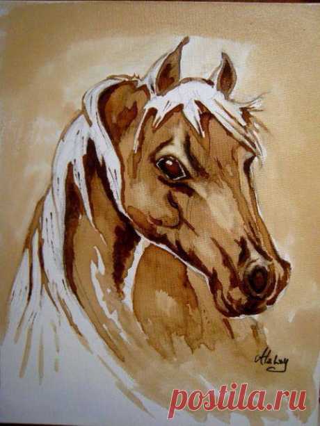 coffee art painting - Google Search