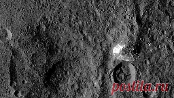 Ученые приблизились к разгадке тайны белых пятен Цереры / Физика невозможного!