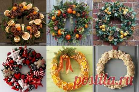 Рождественские венки - подбор фото