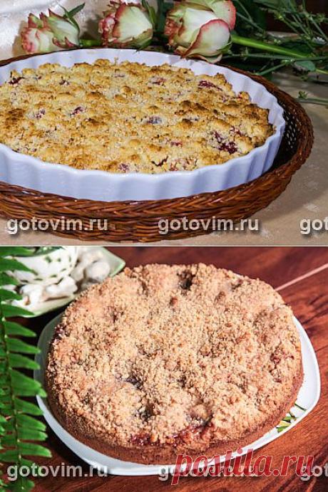 3 оригинальных песочных пирога со сливой / Готовим.РУ