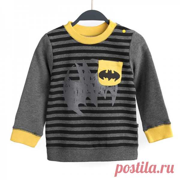 Толстовка Batman Тёмно-серый: цена со скидкой 499.00 руб, Толстовка Batman Тёмно-серый - купить по акции в интернет магазине детских товаров и игрушек 
