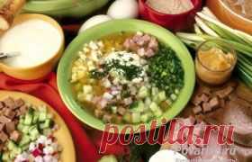 Окрошка сборная мясная - рецепт