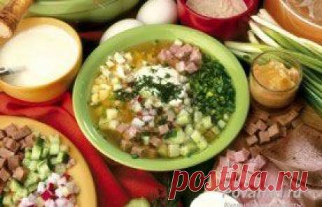 Окрошка сборная мясная - рецепт