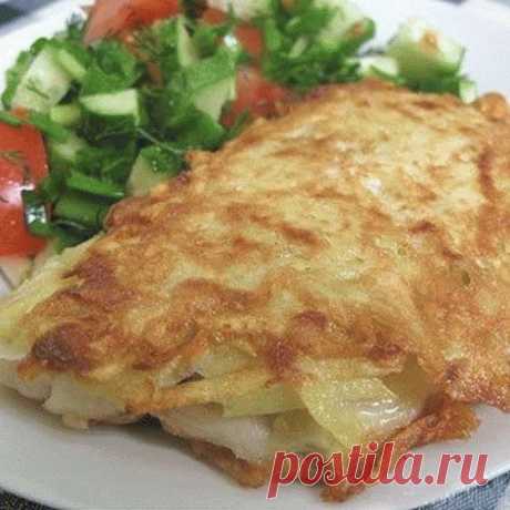 Рыбка в картофельной &quot;шубке&quot;