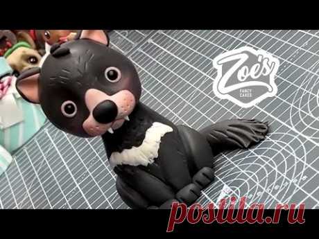 Tasmanian Devil cake topper tutorial