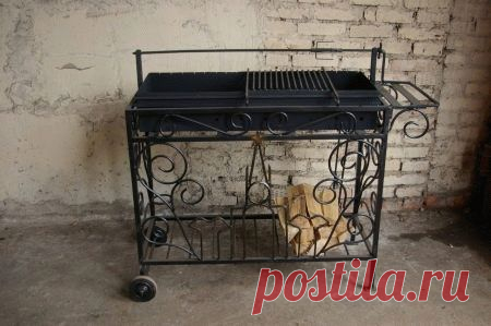 Чертежи мангала из металла своими руками