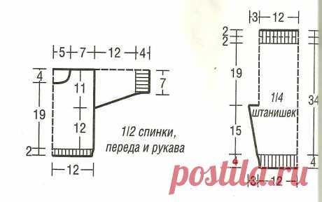 штанишки и кофточка спицами с описанием для новорожденного — Яндекс: нашлось 12 тыс. результатов