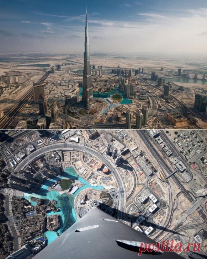 Самое высокое здание в мире — Бурдж-Халифа, Дубай: 822 м