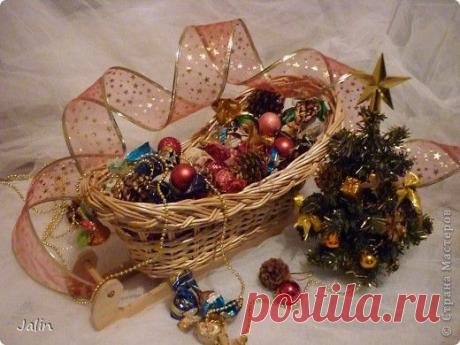 Новогодние саночки | Страна Мастеров