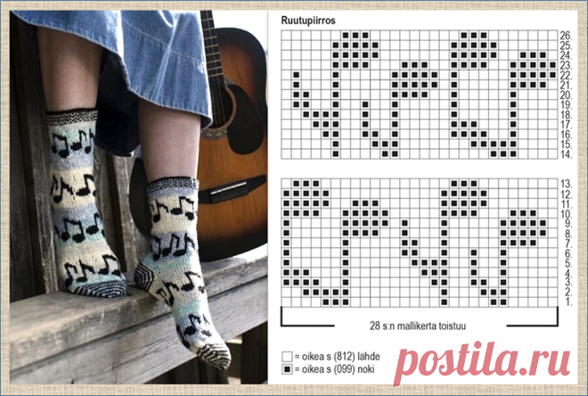 Летние носочки -15 моделей со схемами (Вязание спицами) — Журнал Вдохновение Рукодельницы