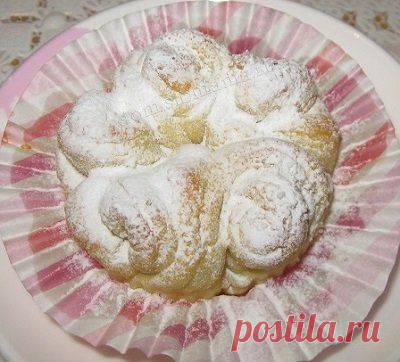 Воздушные кружевные булочки - Выпечка