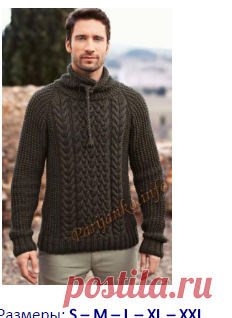 Пуловер (м) 162 Creations 2015/2016 Bergere de France №4728