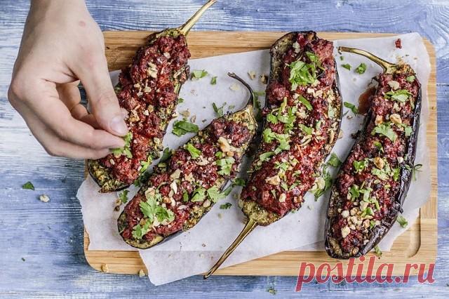 Фаршированные баклажаны в грузинском стиле - Домашние рецепты, простые и вкусные рецепты в домашних условиях