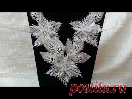 Колье "Свадебные цветы" ЧАСТЬ 3/Necklace "Wedding Flowers" PART 3