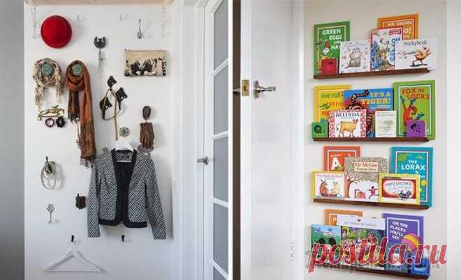 Как использовать пространство за дверью: 9 идей