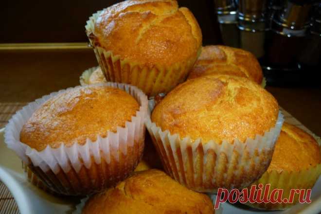 Простые и вкусные кексы со сгущенкой