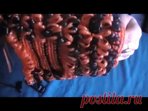 Делаем сами. Мочалка тигр своими руками. Детская мочалка ))) - YouTube
