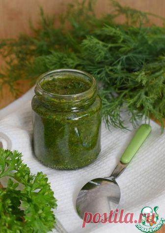 Зелень в масле – кулинарный рецепт