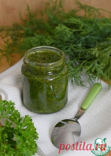 Зелень в масле – кулинарный рецепт