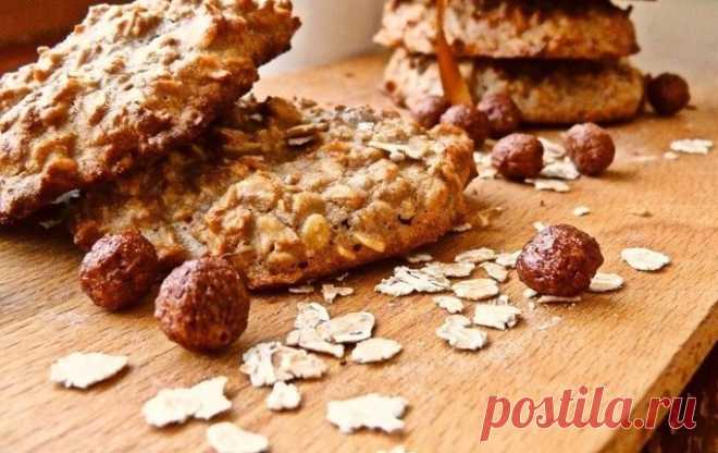 Просто ВАУ! Овсяное печенье без муки, яиц и масла Диетическое, нежное и очень ароматное!