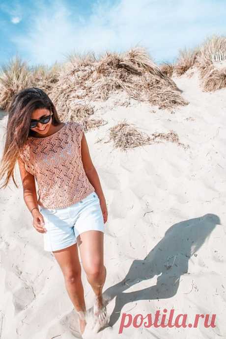 Красивый топ спицами