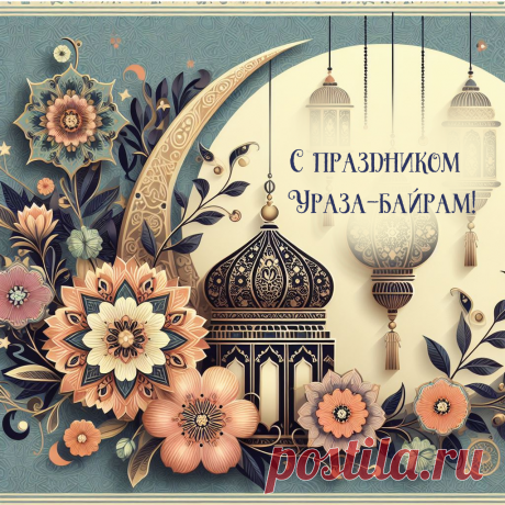 Пост завершила, с чем я поздравляю,
Счастья, здоровья Вам в жизни желаю.
Аллах пусть хранит, молитвы Вас греют,
Сомнения любые они пусть развеют!