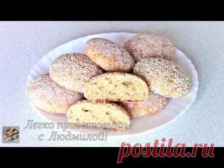 Творожно-овсяные мини булочки. Мягкие и вкусные.  Легко приготовить!