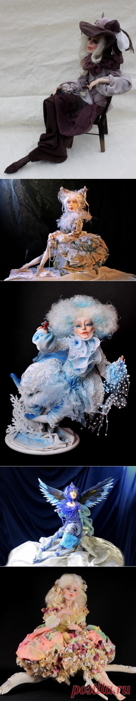 удивительные куклы Елены Михайловой